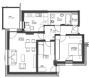Grundriss - Wir modernisieren! 3-Zimmer-Wohnung mit Aufzug in der Gartenstadt – Bereits jetzt vormerken lassen!